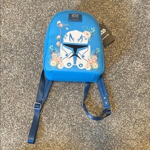 Loungefly Star Wars Captain Rex Floral Mini Backpack